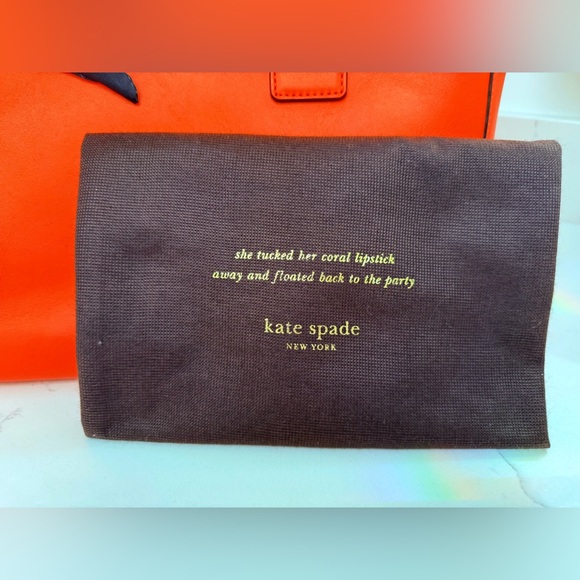 Kate Spade Large Business Tote with Bow and Rose Charm and Dusty - Picture 7 of 8